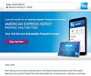 American Express email newsletter September 2014