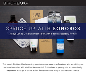 Birchbox email newsletter September 2014