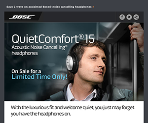 Bose email newsletter August 2014