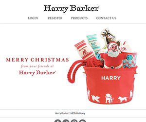 Harry Barker email newsletter December 2014