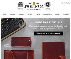 J.W. Hulme email newsletter August 2014