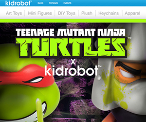 Kidrobot email newsletter August 2014