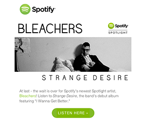 Spotify email newsletter August 2014